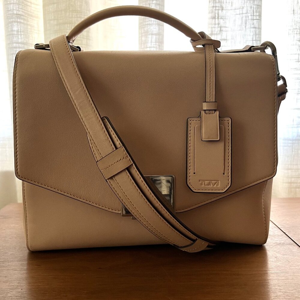 TUMI Mariella Collection Style Thalia #101655/7350 Women's Pink Leather Handbag